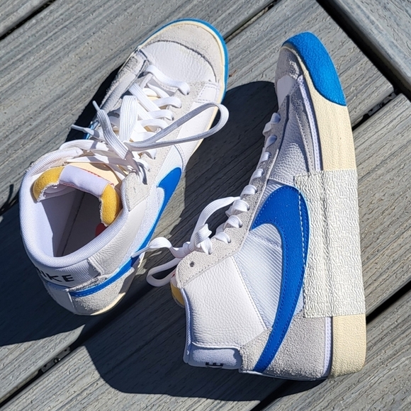 Blue White Blazer Mid 77 Trainers Nike Blazer Mid '77 Remastered
